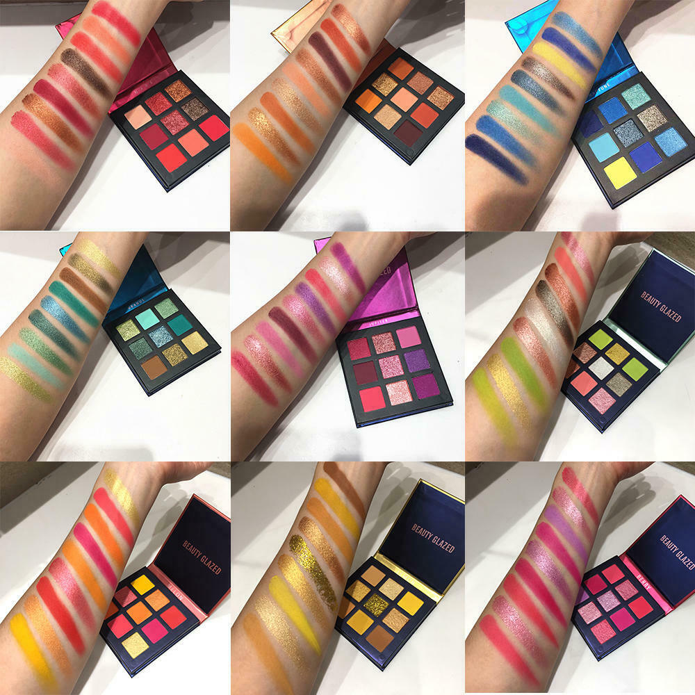 Beauty Glazed 9 color eyeshadow multicolor eyeshadow palette