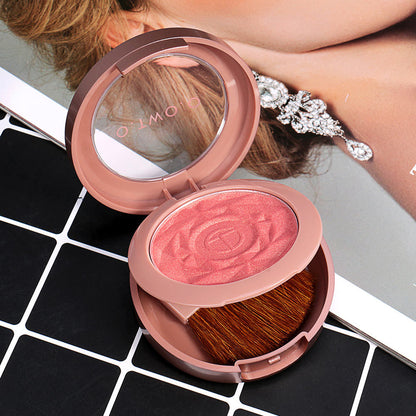 Single color blush makeup