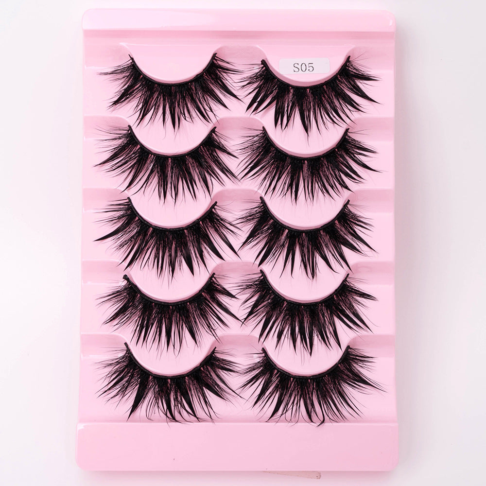 Natural 3D Dramatic Fairy Clusters Manga Lashes Fake