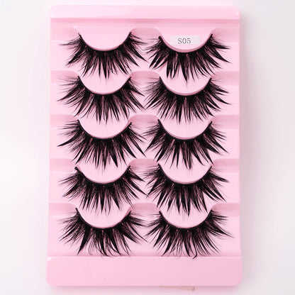 Natural 3D Dramatic Fairy Clusters Manga Lashes Fake