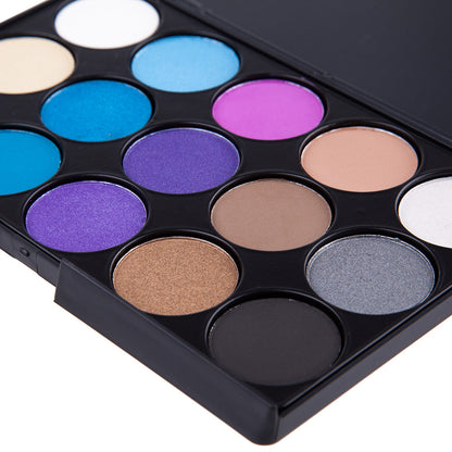 15 color earth color eyeshadow smoky eyeshadow