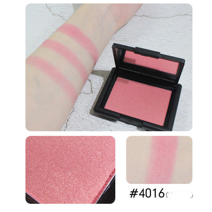 Muted matte monochromatic blush