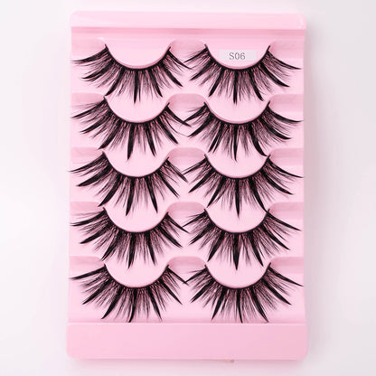 Natural 3D Dramatic Fairy Clusters Manga Lashes Fake