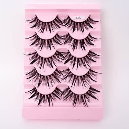 Natural 3D Dramatic Fairy Clusters Manga Lashes Fake