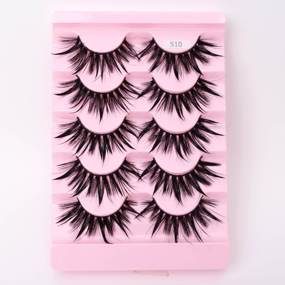 Natural 3D Dramatic Fairy Clusters Manga Lashes Fake