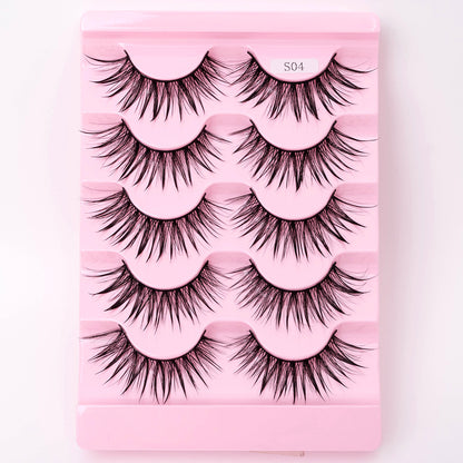 Natural 3D Dramatic Fairy Clusters Manga Lashes Fake