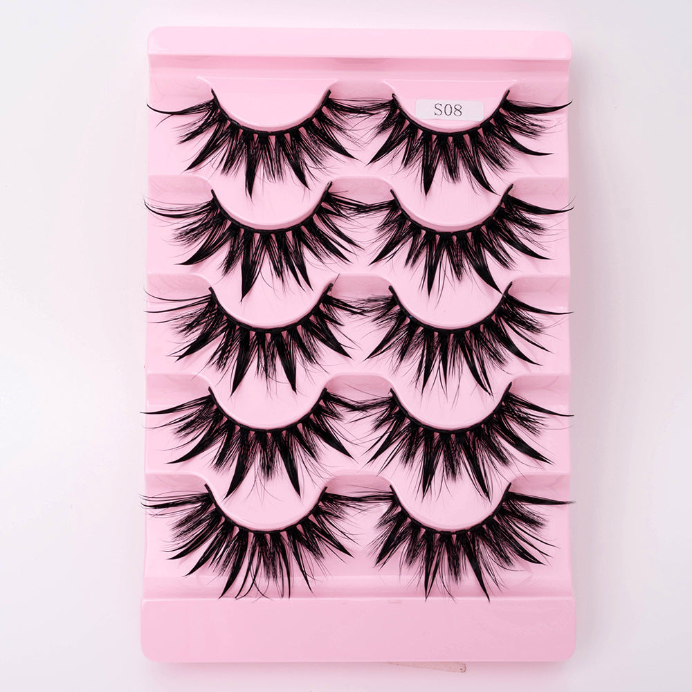 Natural 3D Dramatic Fairy Clusters Manga Lashes Fake